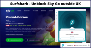 Surfshark - Unblock Sky Go outside UK