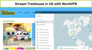 Unblock Treehouse with NordVPN