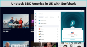 Unblock BBC America in UK with Surfshark