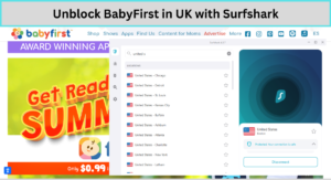 Unblock BabyFirst in UK with Surfshark