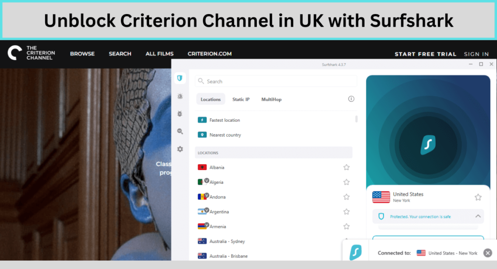 Unblock-Criterion-Channel-in-UK-with-Surfshark