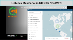 Unblock Mexicanal in UK with NordVPN