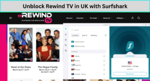 Unblock Rewind TV in UK with Surfshark