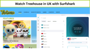 Unblock Treehouse with Surfshark