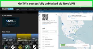 Unblock GolTV in UK with NordVPN