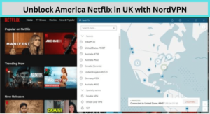 Unblock America Netflix in UK with NordVPN