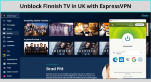 Unblock Finnish TV in UK with ExpressVPN