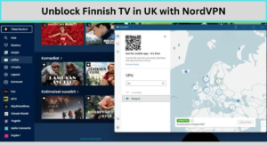 Unblock Finnish TV in UK with NordVPN