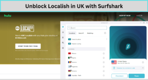 Unblock Localish in UK with Surfshark