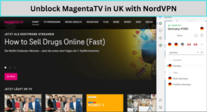 Unblock MagentaTV in UK with NordVPN