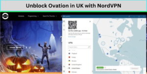 Unblock Ovation in UK with NordVPN