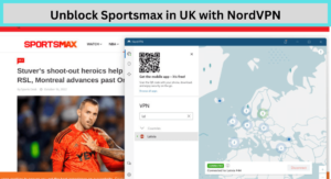 Unblock Sportsmax in UK with NordVPN