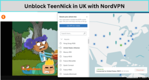 Unblock TeenNick in UK with NordVPN