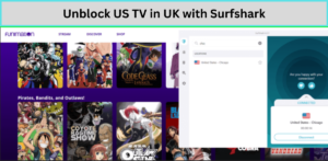 Unblock US TV in UK with Surfshark