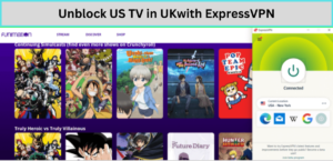Unblock US TV in UKwith ExpressVPN
