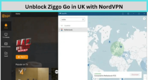 Unblock Ziggo Go in UK with NordVPN