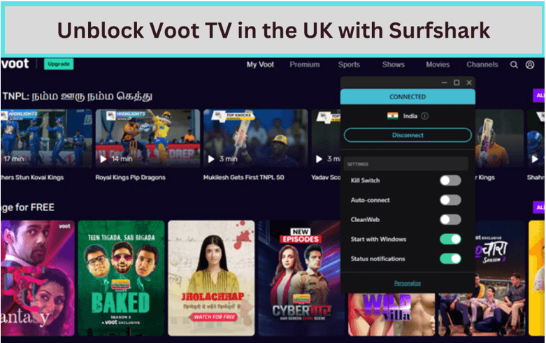Unblocked-Voot-in-UK-with-Surfshark