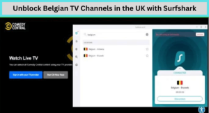 Unblock Belgian TV Channels in the UK with Surfshark