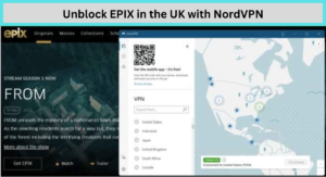 Unblock EPIX in the UK with NordVPN
