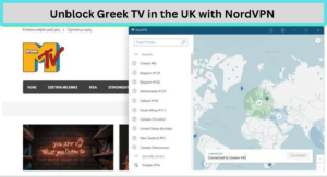 Unblock Greek TV in the UK with NordVPN
