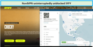 Unblock Syfy in UK with NordVPN