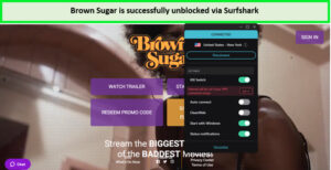 Unblock Brown Sugar in UK with Surfshark
