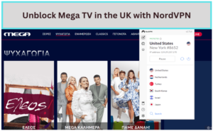 Unblock Mega TV in UK with NordVPN
