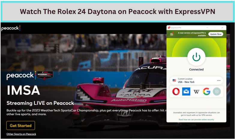 Watch-the-rolex-24-daytona-on-peacock-with-expressvpn