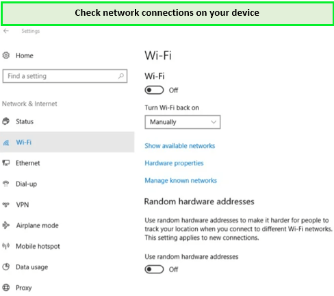 check-network-connection