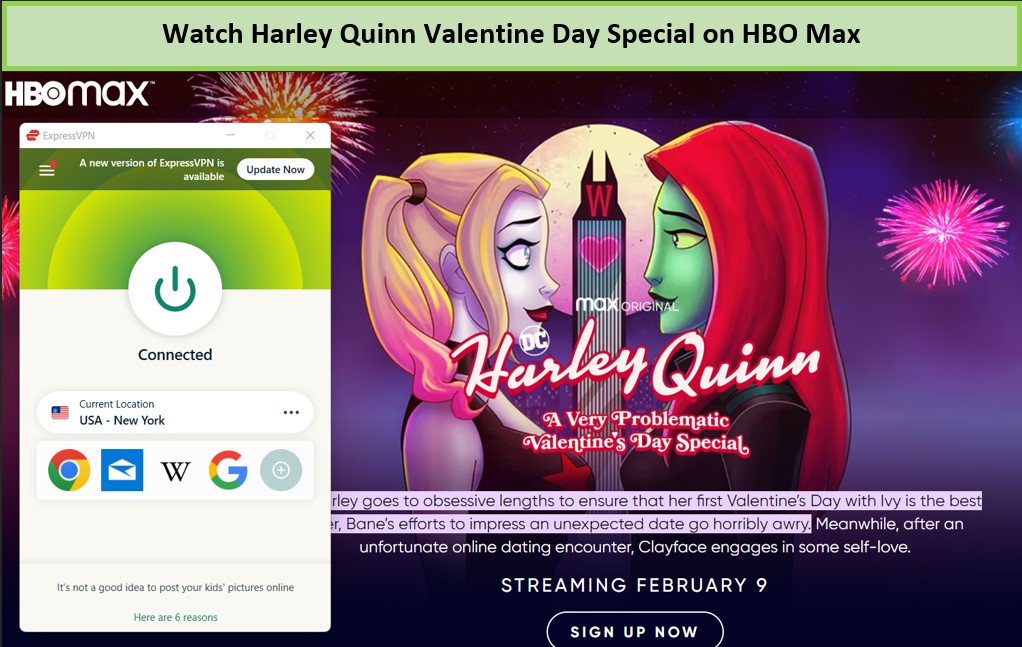 How to Watch Harley Quinn Valentine's Day Special in UK on HBO Max