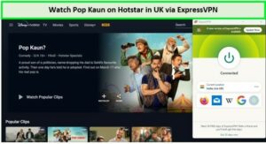 watch Pop Kaun in UK on Hotstar