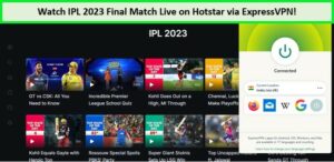 Watch IPL 2023 Final Live in UK on Hotstar