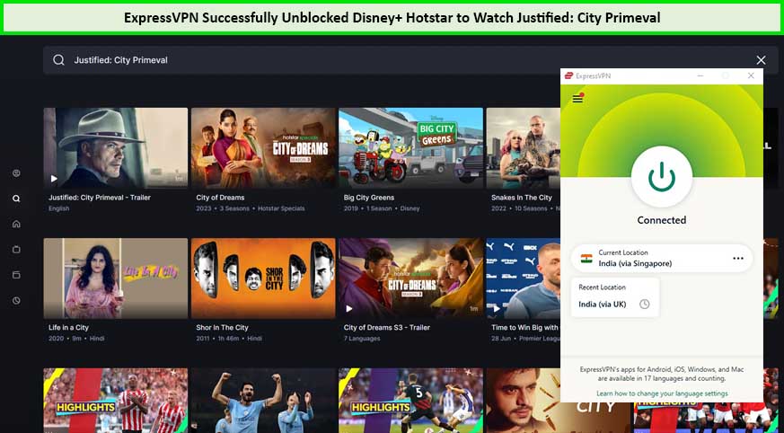ExpressVPN-Successfully-Unblocked-Hotstar-to-Watch-Justified-City-Primeval