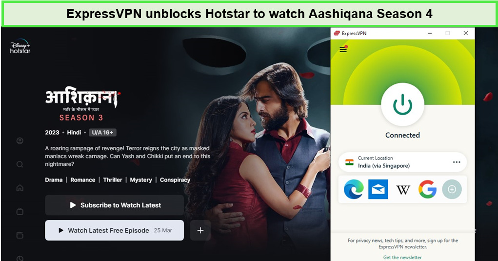 Use-ExpressVPN-to-watch-Aashiqana-Season-4-in-UK-on-Hotstar