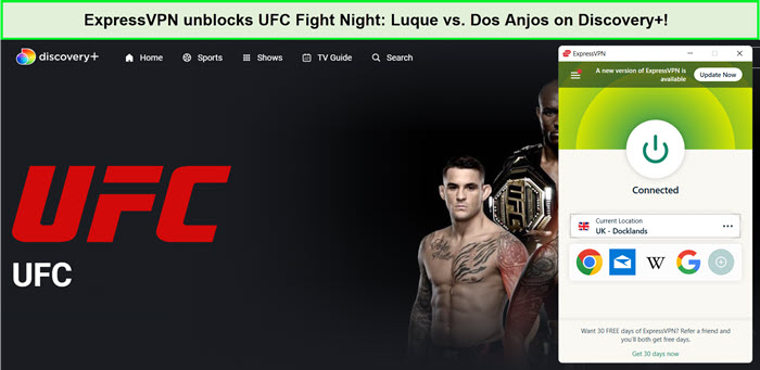 expressvpn-unblocks-ufc-fight-night-luque-vs-dos-anjos-on-discovery-plus-outside-uk